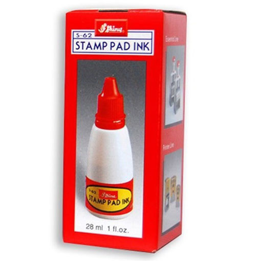 Picture of STAMP INK RED 28ML